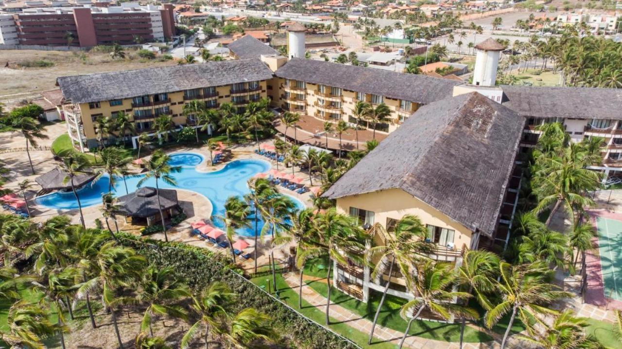 Apartamento Resort Ao Lado Do Parque Aquatico Porto Das Dunas - Pe Na Areia- Terreo Акирас Экстерьер фото